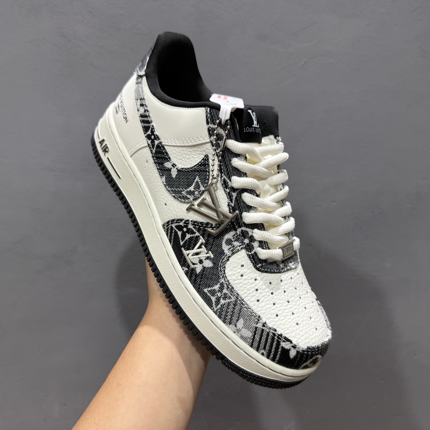 SC版 Nike Air Force 1'07 Low LV联名 灰黑牛仔 空军一号低帮休闲板鞋 SC9207-539