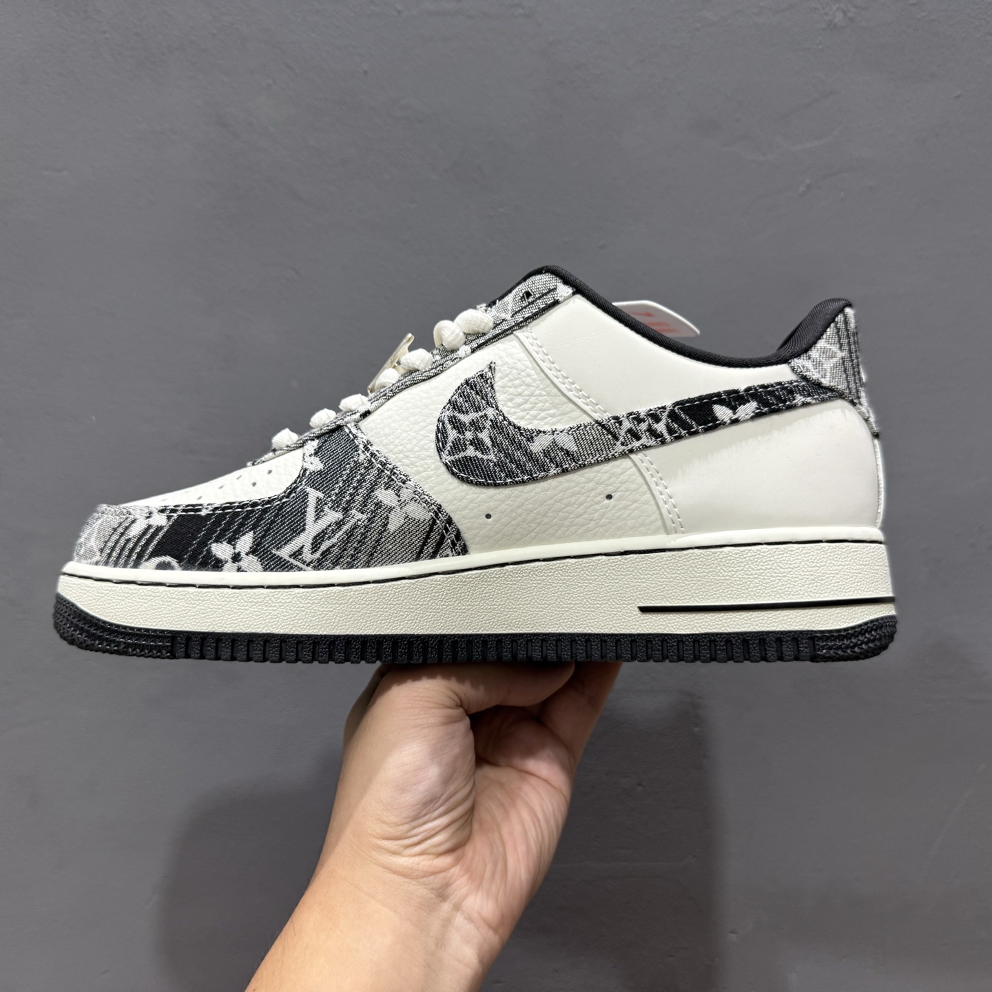 SC版 Nike Air Force 1'07 Low LV联名 灰黑牛仔 空军一号低帮休闲板鞋 SC9207-539