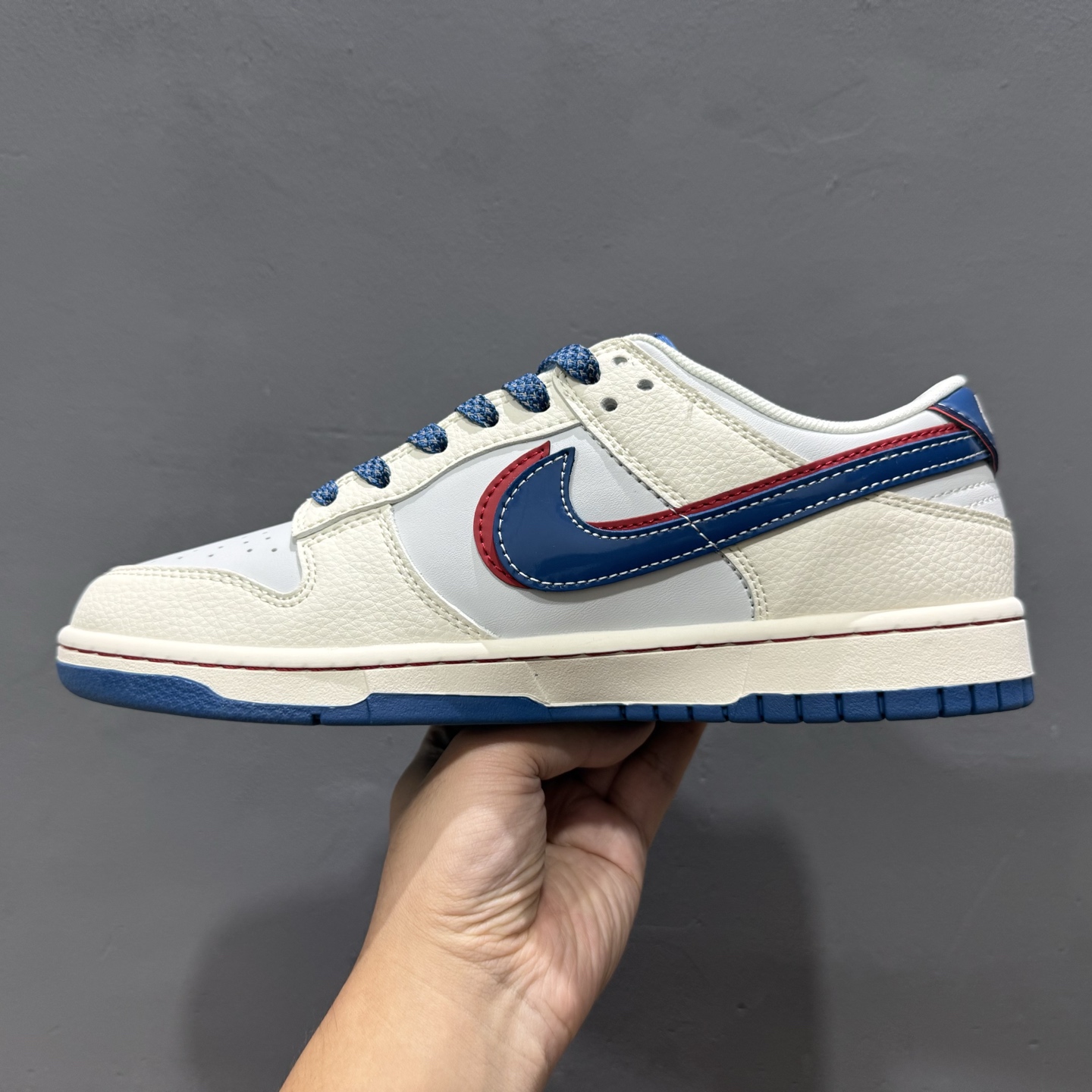 Nike SB Dunk Low 问界M9蓝彩勾 周年高端定制 低帮休闲板鞋 FC1688-235