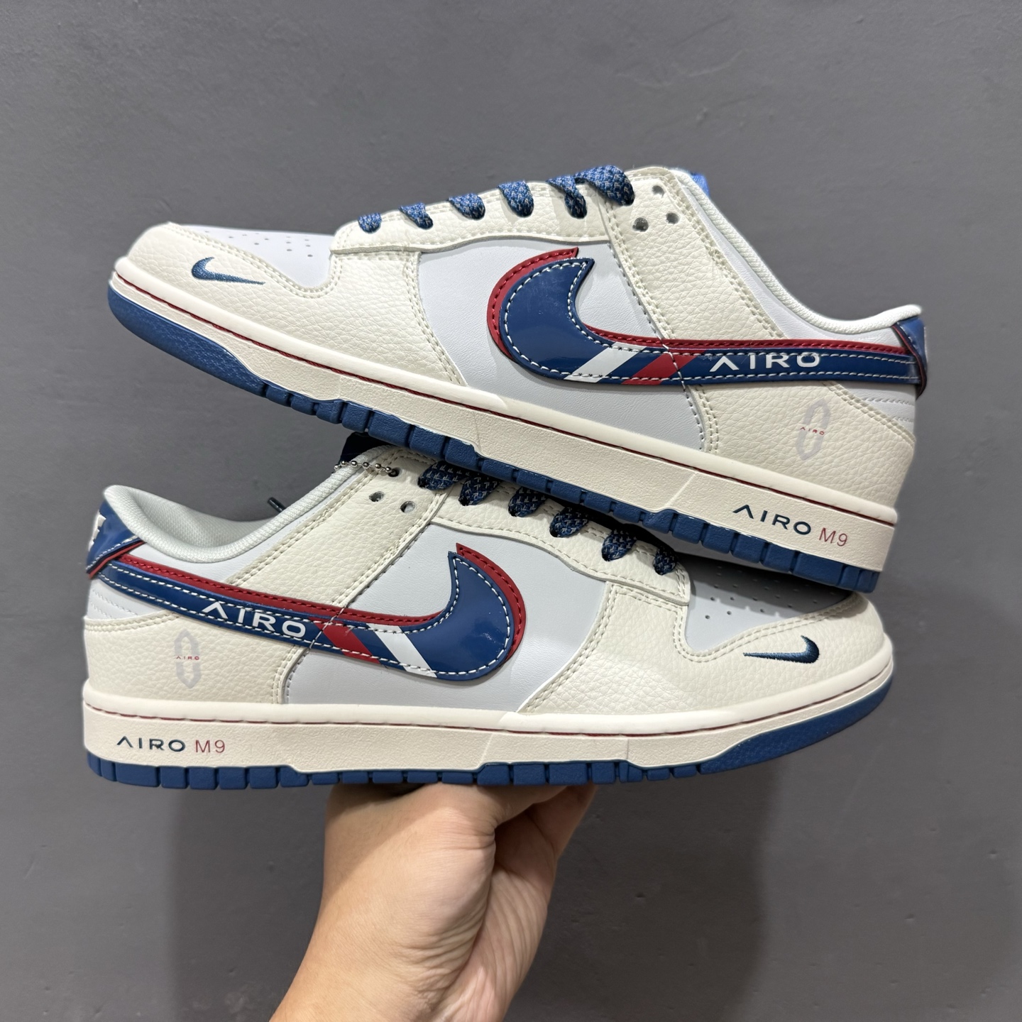 Nike SB Dunk Low 问界M9蓝彩勾 周年高端定制 低帮休闲板鞋 FC1688-235