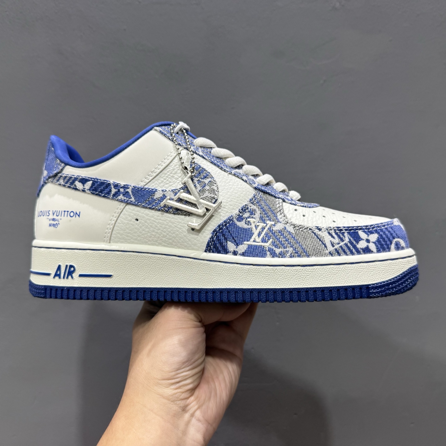 Nike Air Force 1 ’07 Low LV联名 灰蓝牛仔 空军一号低帮休闲板鞋 SC9207-540