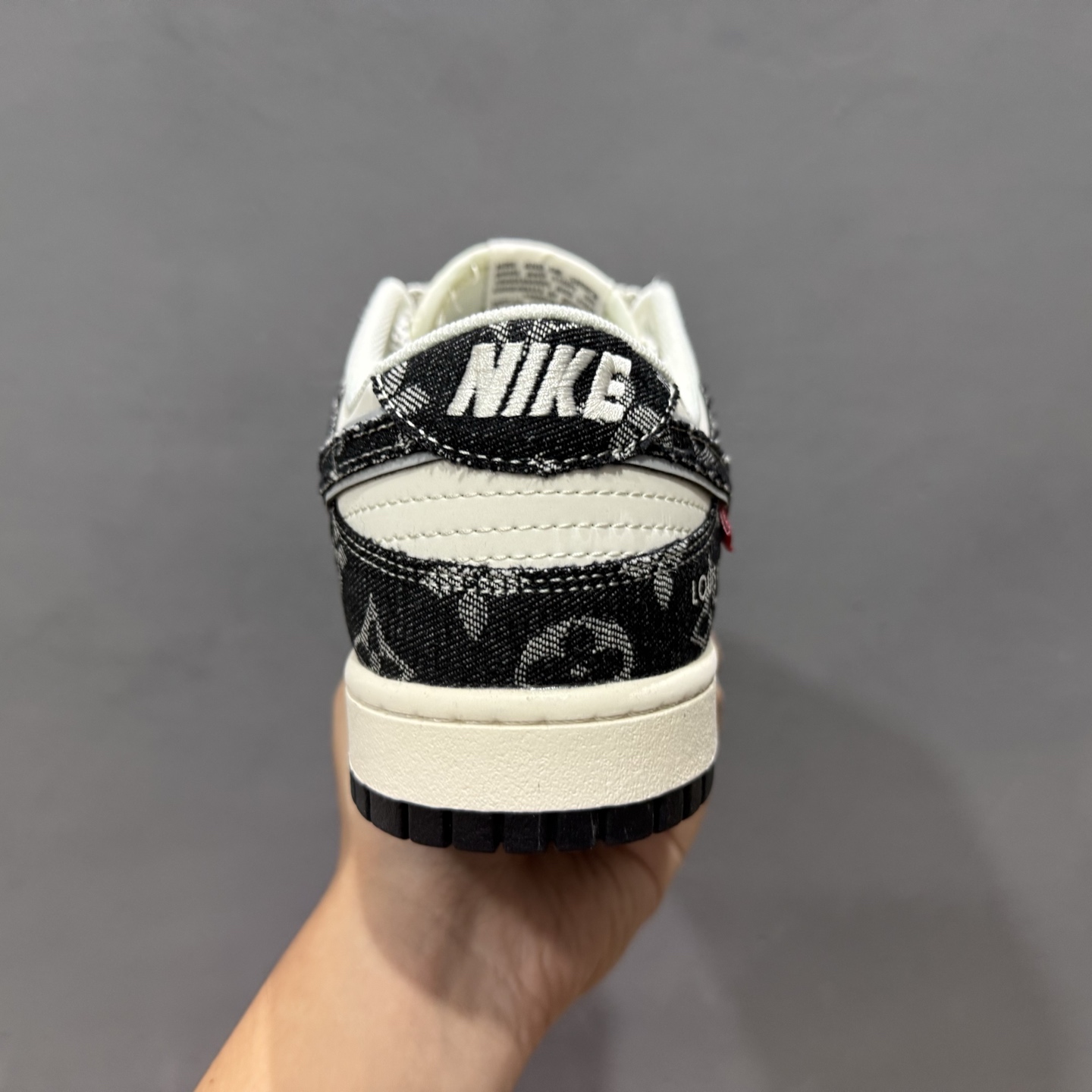 Louis Vuitton x Nike Dunk Low黑牛仔黑勾 YX5066-351