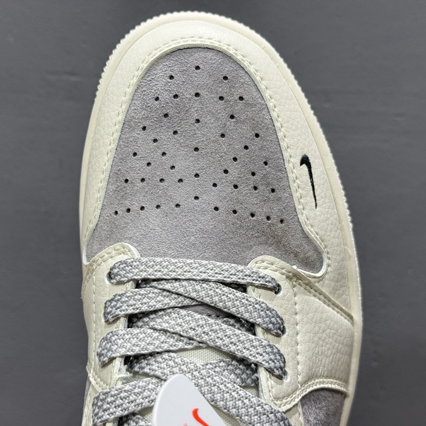 Fragment x TS x Air Jordan 1 Low x 暴力熊 解构绑带 三方联名倒钩低帮 SJ9950-044