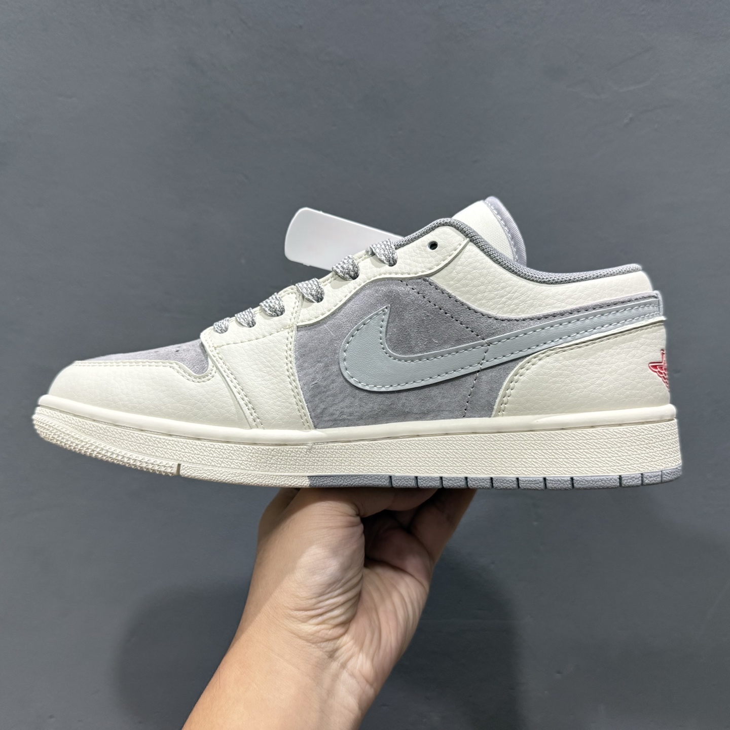 Fragment x TS x Air Jordan 1 Low x 暴力熊 解构绑带 三方联名倒钩低帮 SJ9950-044