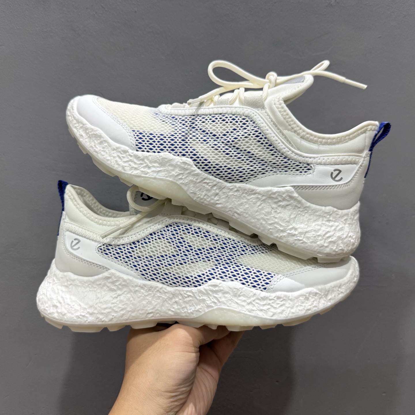 Ecco爱步 防滑跑步鞋 健步C系列新款 黄景瑜同款 牛皮鞋面