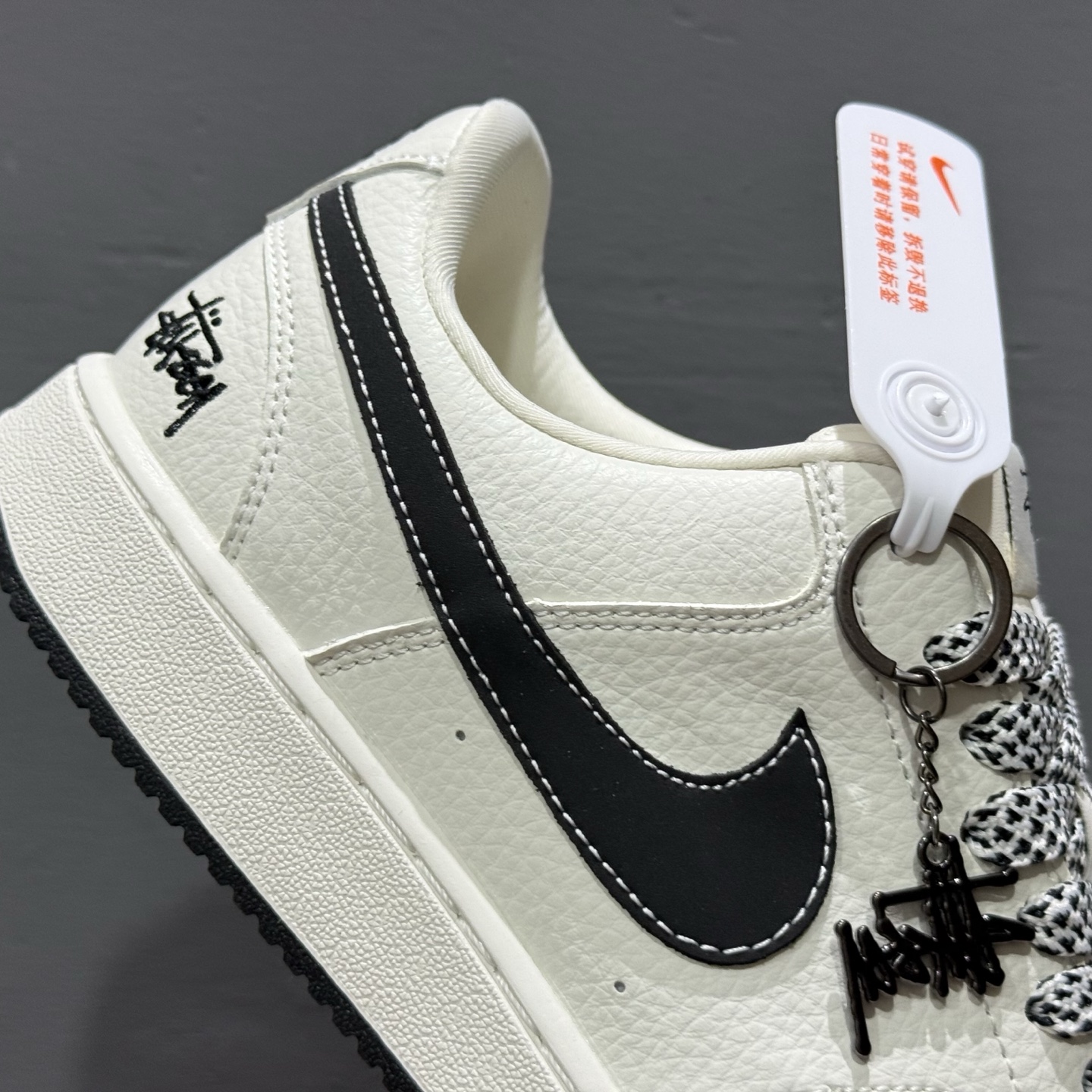 Nike Court Vision 1 LOW 低帮 板鞋 “斯图西——双拼米黑” 运动鞋  CS5288-017