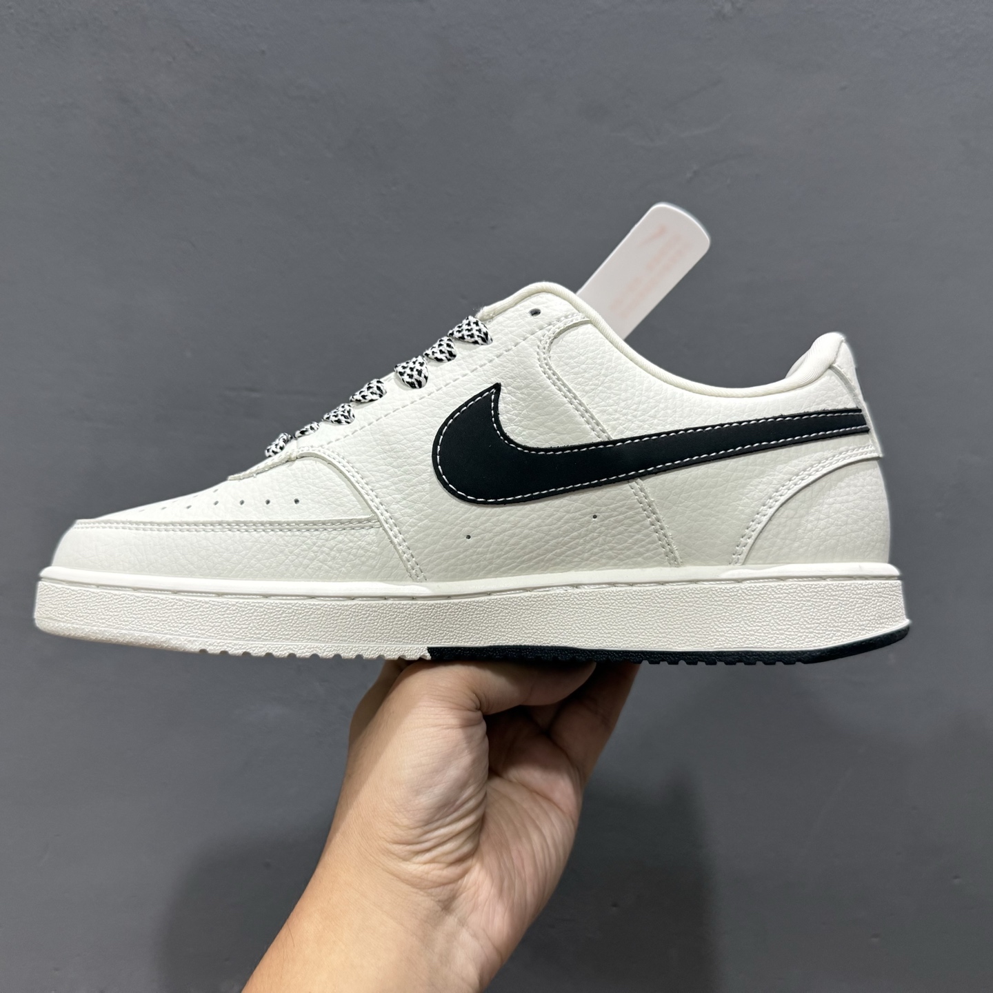 Nike Court Vision 1 LOW 低帮 板鞋 “斯图西——双拼米黑” 运动鞋  CS5288-017