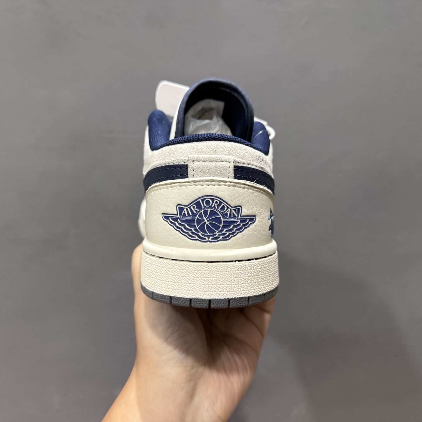 XC版 Air Jordan 1 Retro Low x Supreme 米黑小钩  SJ9950-043
