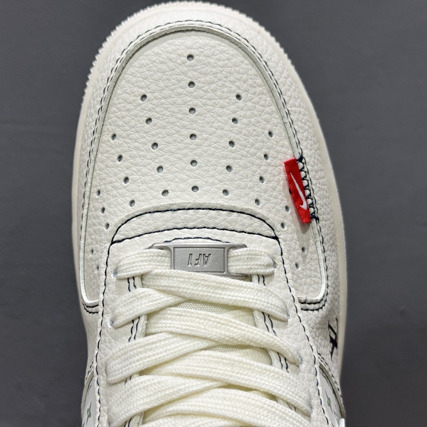 Nike Air Force 1'07 Low LV联名 双拼蓝牛仔勾 空军一号低帮休闲板鞋 YX5066-342