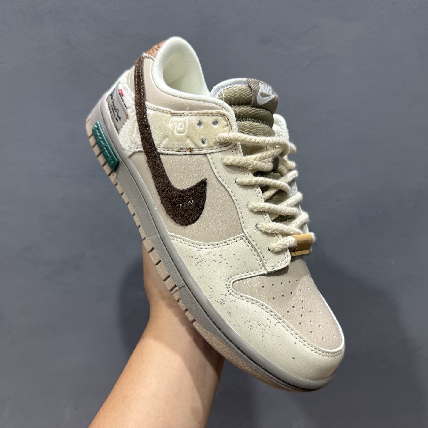 Nike Dunk Low 熊猫恶作剧 冬梦奇缘 御光米褐 低帮休闲板鞋 HQ1175-240