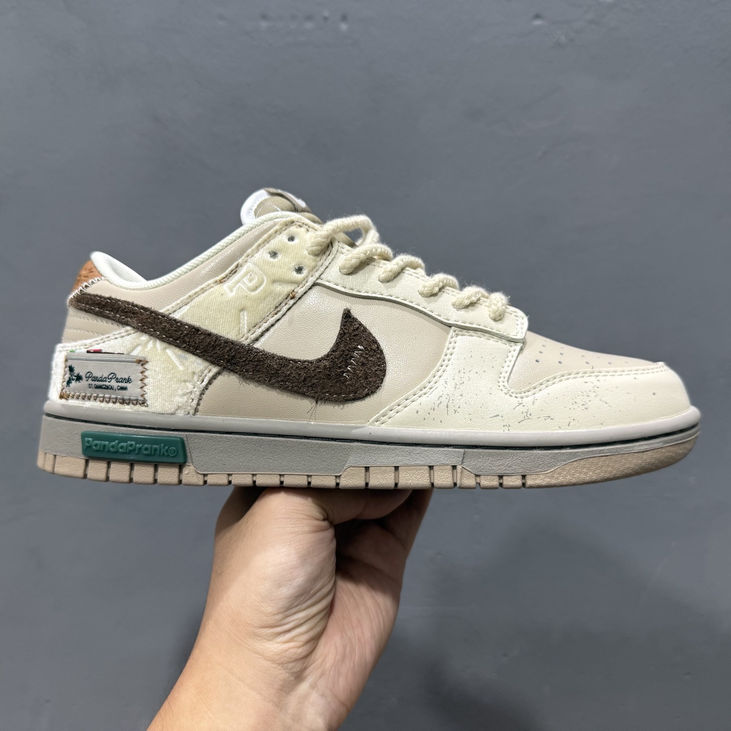 Nike Dunk Low 熊猫恶作剧 冬梦奇缘 御光米褐 低帮休闲板鞋 HQ1175-240