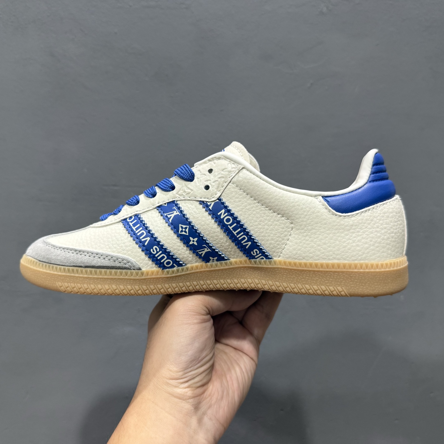 Adidas SAMBA OG 德训鞋 LV联名款 高端定制桑巴系列 低帮休闲板鞋  XR005