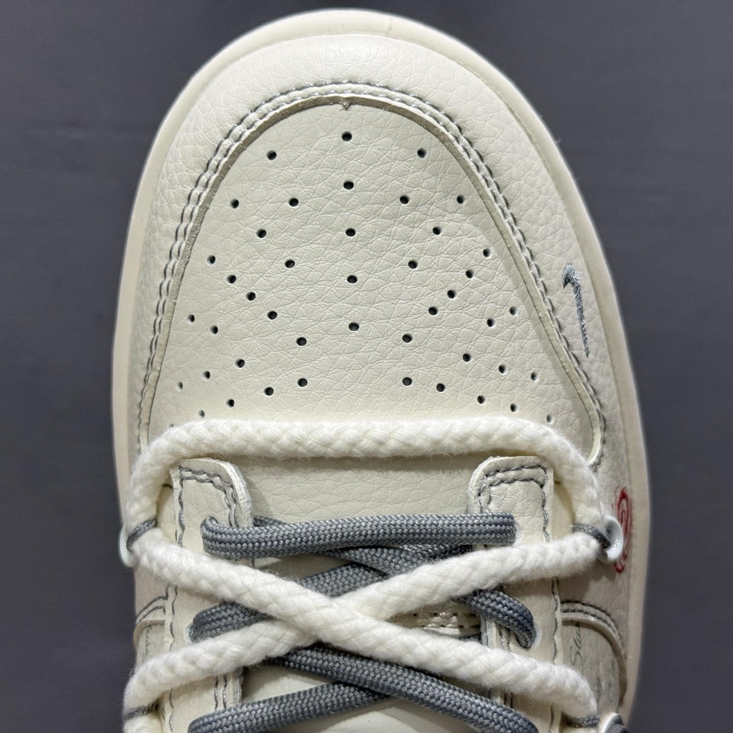 Nk SB Dunk Low 斯图西联名-米白蓝勾 周年高端定制 低帮休闲板鞋 SJ2068-310 Nk SB Dunk Low 斯图西联名-米白蓝勾 周年高端定制 低帮休闲板鞋 SJ2068-310