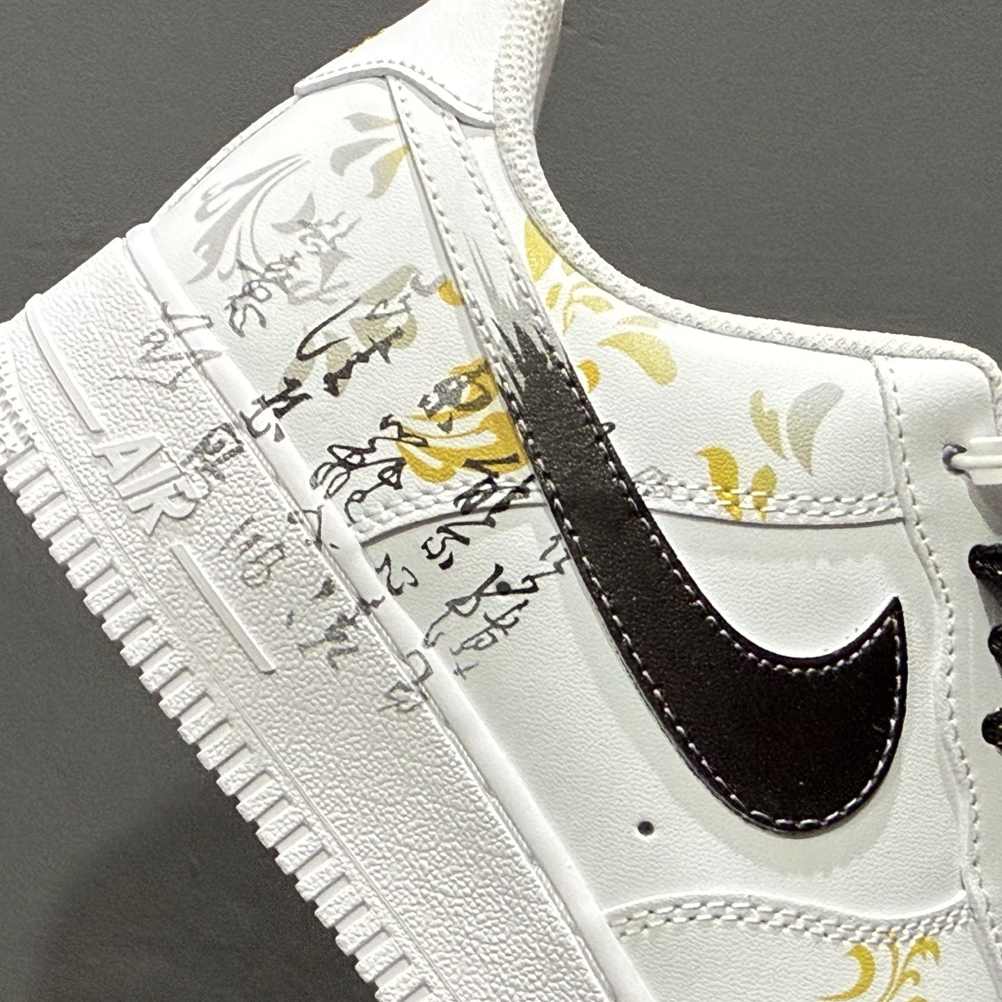 Nike Air Force 1'07 Low 东篱醉 中国风 渐变黄 空军一号低帮休闲板鞋 ZH0316-082