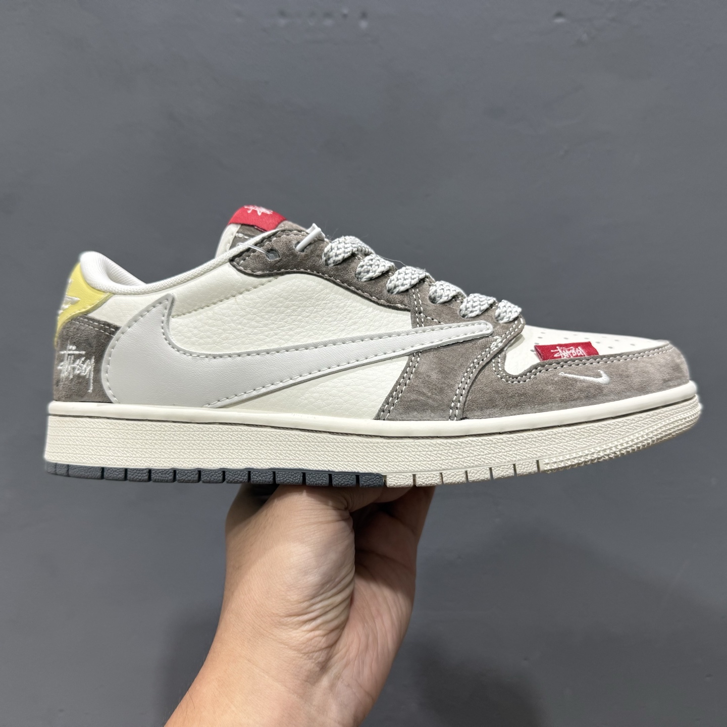 Nk SB Dunk Low 斯图西联名-米白蓝勾 周年高端定制 低帮休闲板鞋 SJ2068-136 Nk SB Dunk Low 斯图西联名-米白蓝勾 周年高端定制 低帮休闲板鞋 SJ2068-136