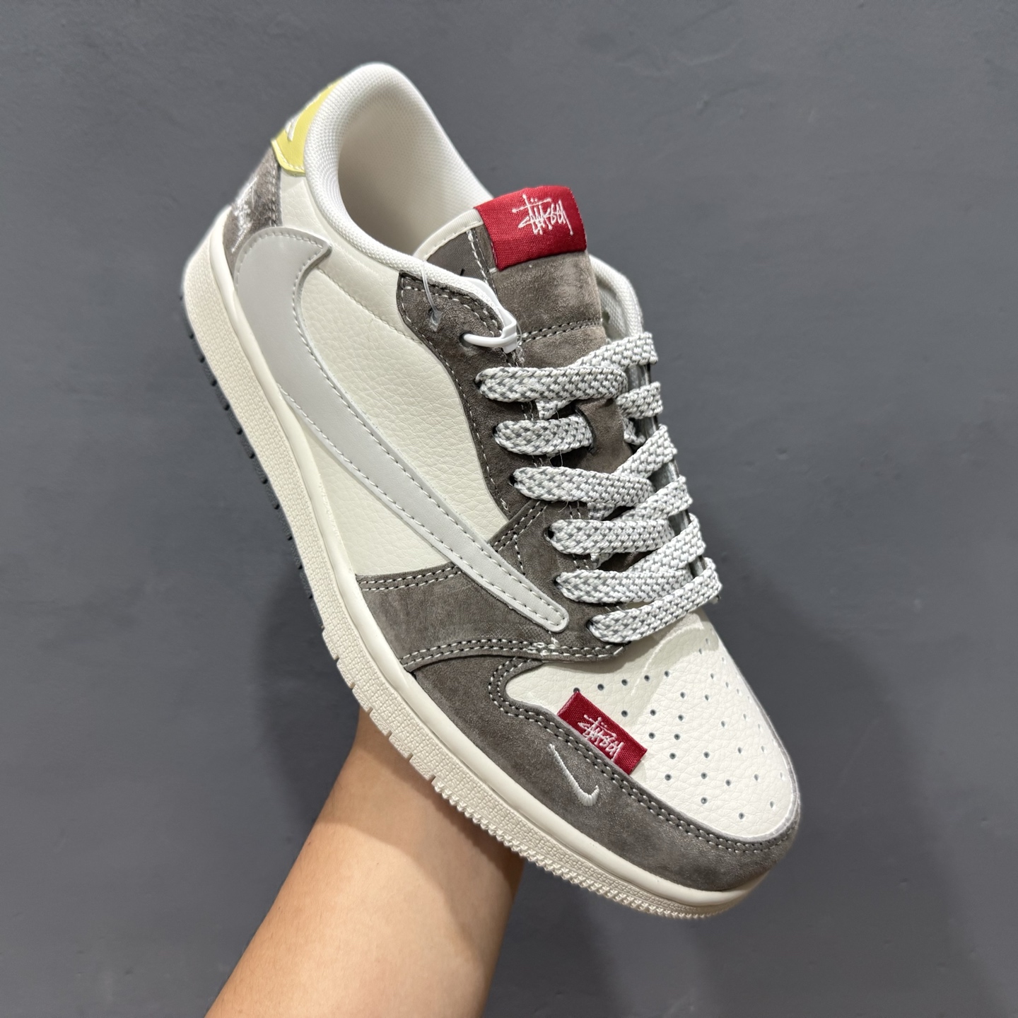 Nk SB Dunk Low 斯图西联名-米白蓝勾 周年高端定制 低帮休闲板鞋 SJ2068-136 Nk SB Dunk Low 斯图西联名-米白蓝勾 周年高端定制 低帮休闲板鞋 SJ2068-136