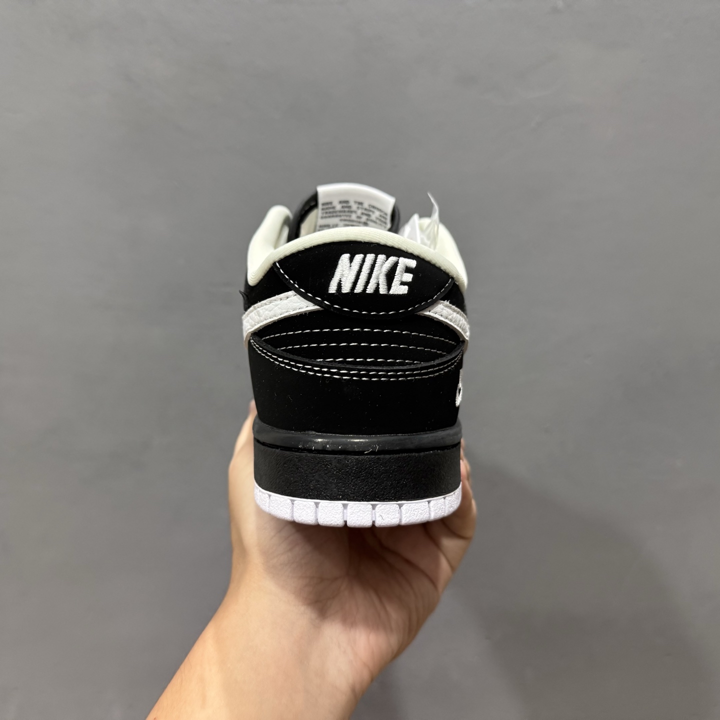 Nike SB Dunk Low 全黑白勾 周年 高端定制 低帮休闲板鞋  LW1818-117