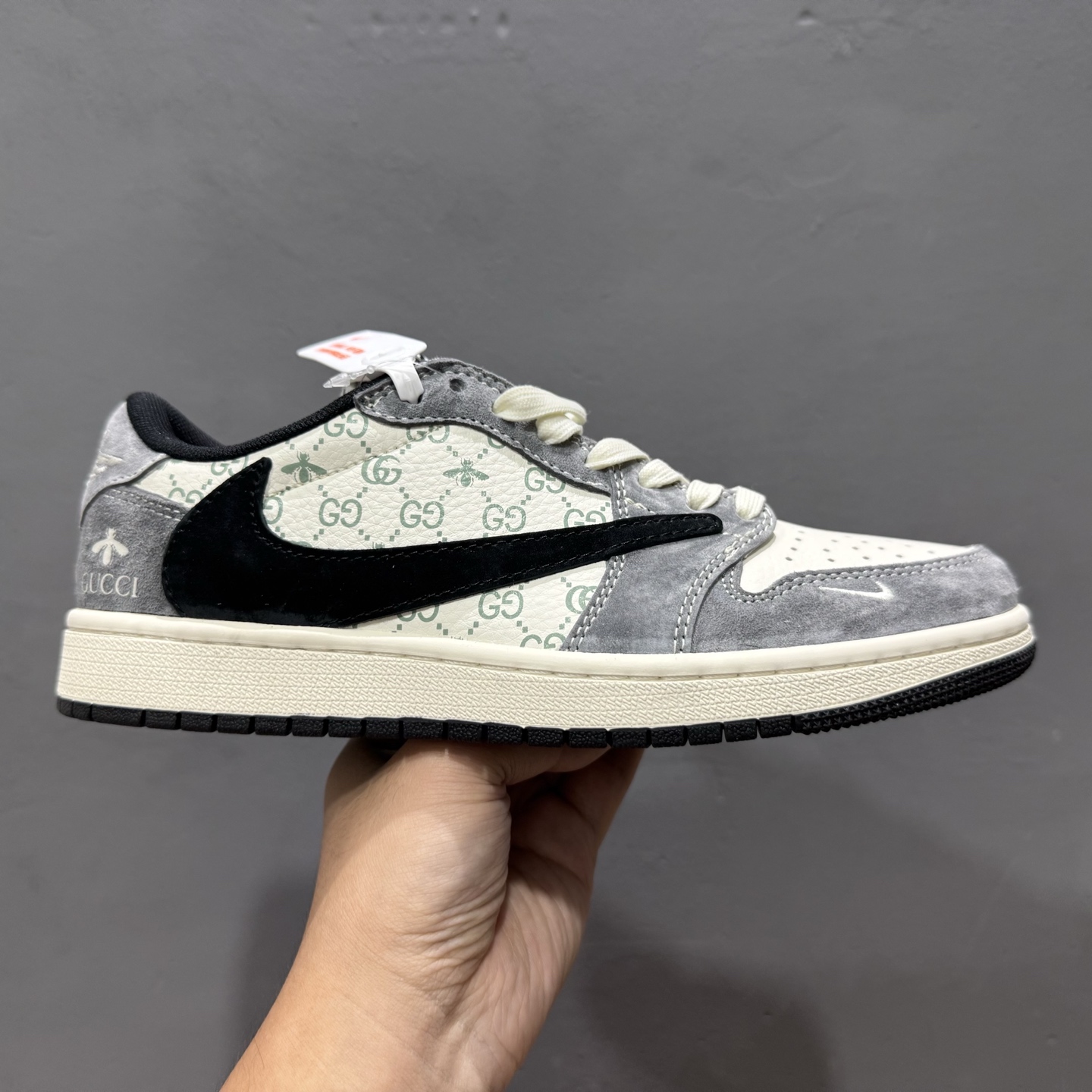 Nk SB Dunk Low 斯图西联名-米白蓝勾 周年高端定制 低帮休闲板鞋 SJ2068-137