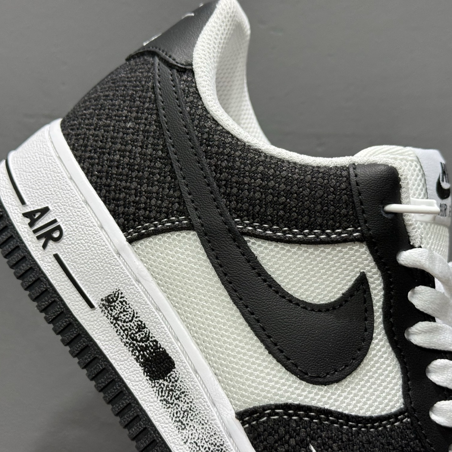 Nike Air Force 1'07 Low 官方爆款定制 牛仔布小勾 空军一号低帮休闲板鞋 ZH0316-091