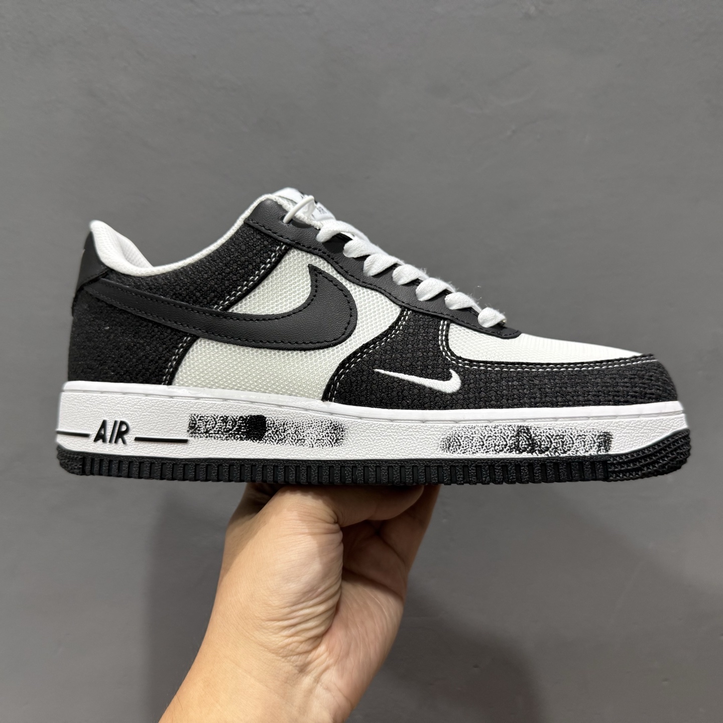 Nike Air Force 1’07 Low 官方爆款定制 牛仔布小勾 空军一号低帮休闲板鞋 ZH0316-091