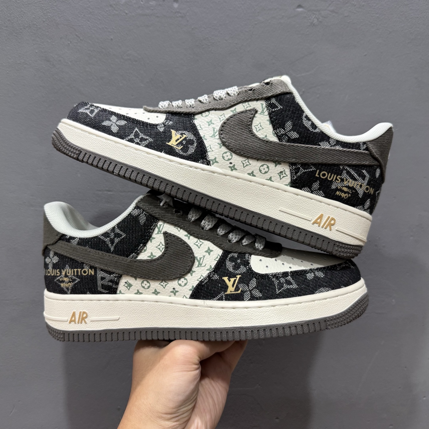 Nike Air Force 1'07 Low LV联名 黑金 空军一号低帮休闲板鞋 JJ2508-703 Nike Air Force 1'07 Low LV联名 黑金 空军一号低帮休闲板鞋 JJ2508-703