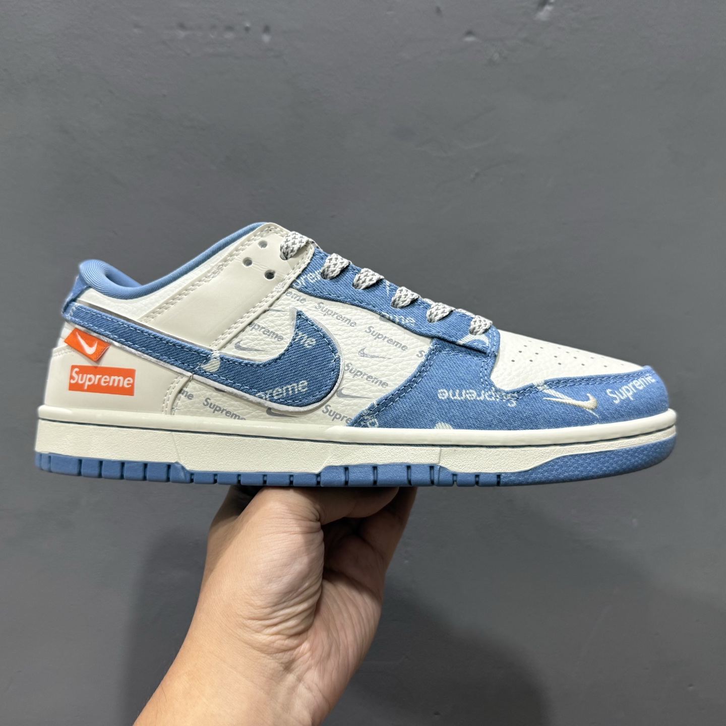 Nike SB Dunk Low Sup联名 蓝牛仔 周年高端定制 低帮休闲板鞋 SC9207-416