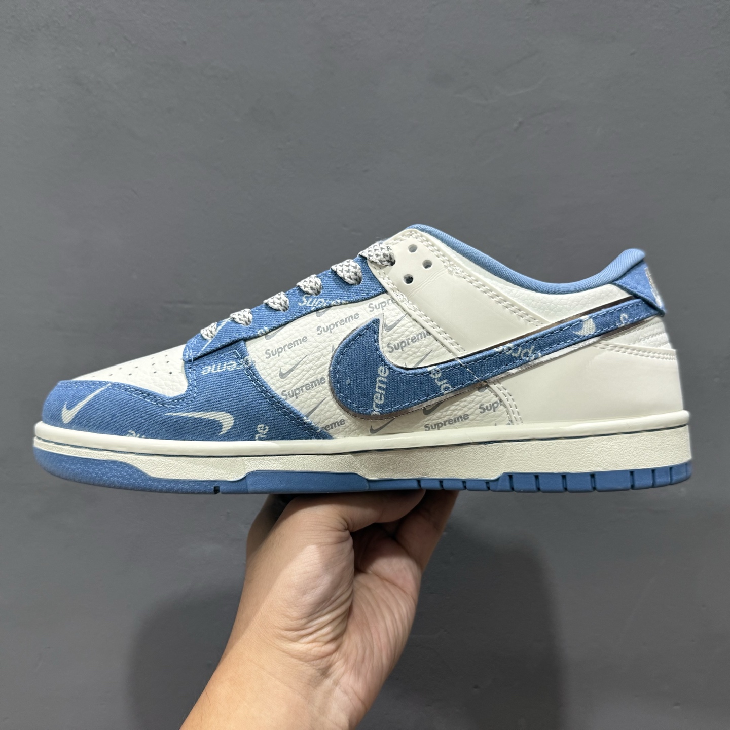 Nike SB Dunk Low Sup联名 蓝牛仔 周年高端定制 低帮休闲板鞋 SC9207-416