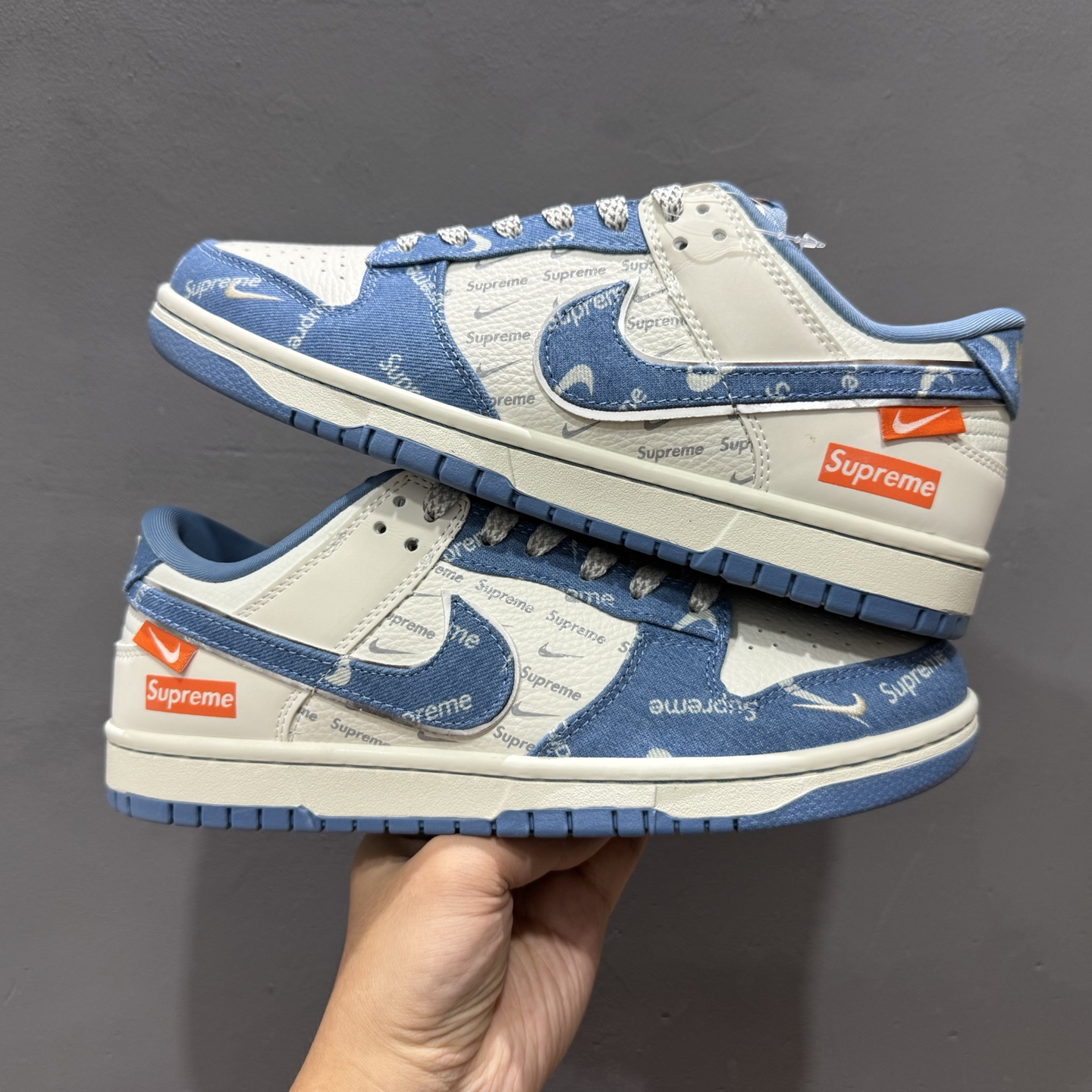 Nike SB Dunk Low Sup联名 蓝牛仔 周年高端定制 低帮休闲板鞋 SC9207-416