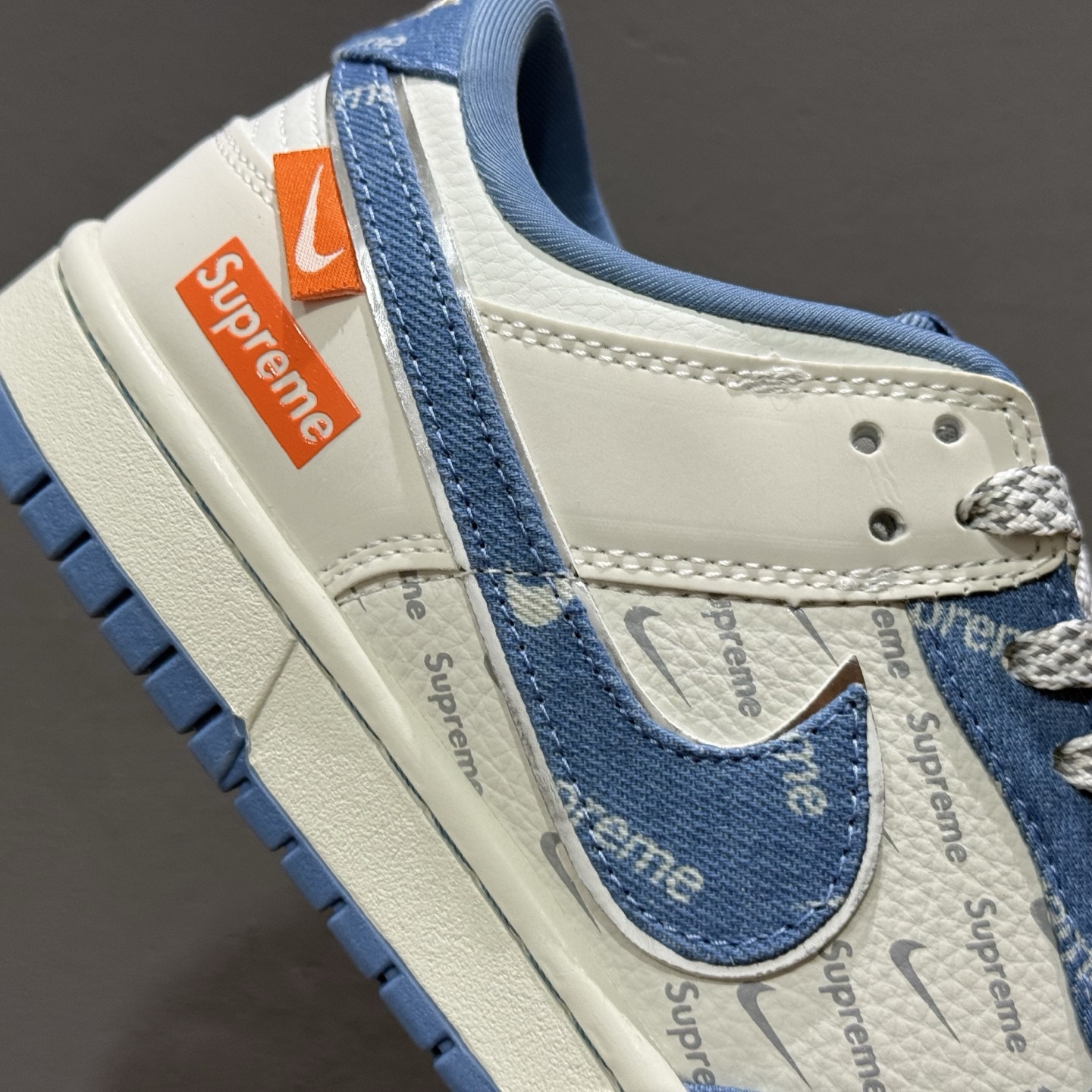 Nike SB Dunk Low Sup联名 蓝牛仔 周年高端定制 低帮休闲板鞋 SC9207-416