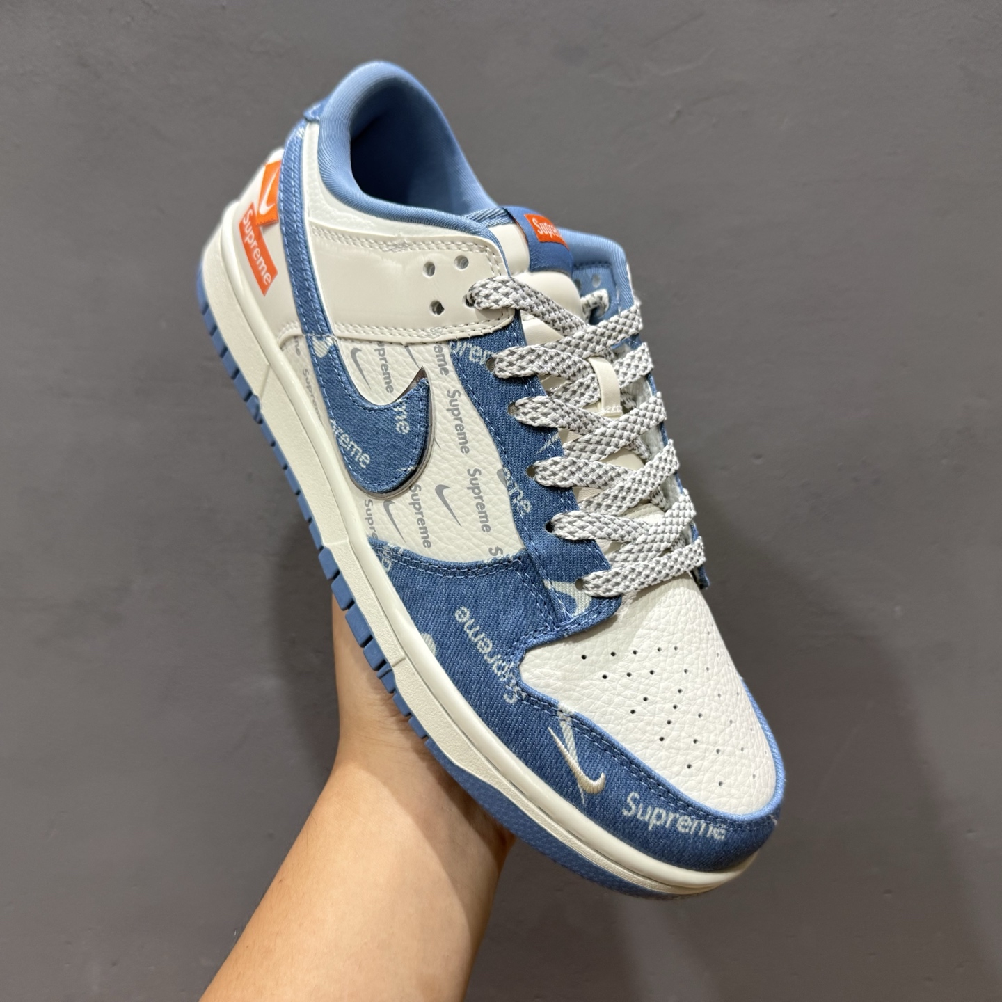 Nike SB Dunk Low Sup联名 蓝牛仔 周年高端定制 低帮休闲板鞋 SC9207-416
