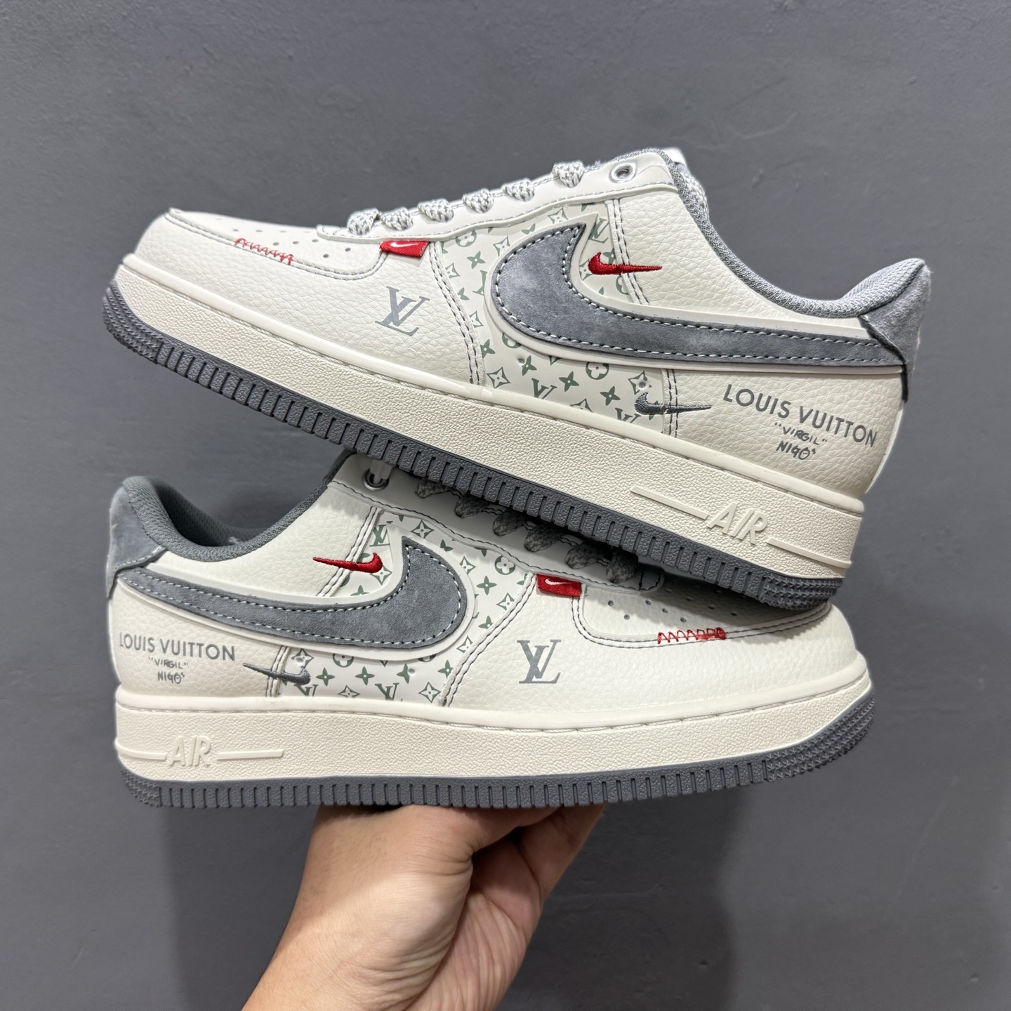 Nike Air Force 1'07 Low LV联名 米灰小双勾 空军一号低帮休闲板鞋 YX5066-350 Nike Air Force 1'07 Low LV联名 米灰小双勾 空军一号低帮休闲板鞋 YX5066-350