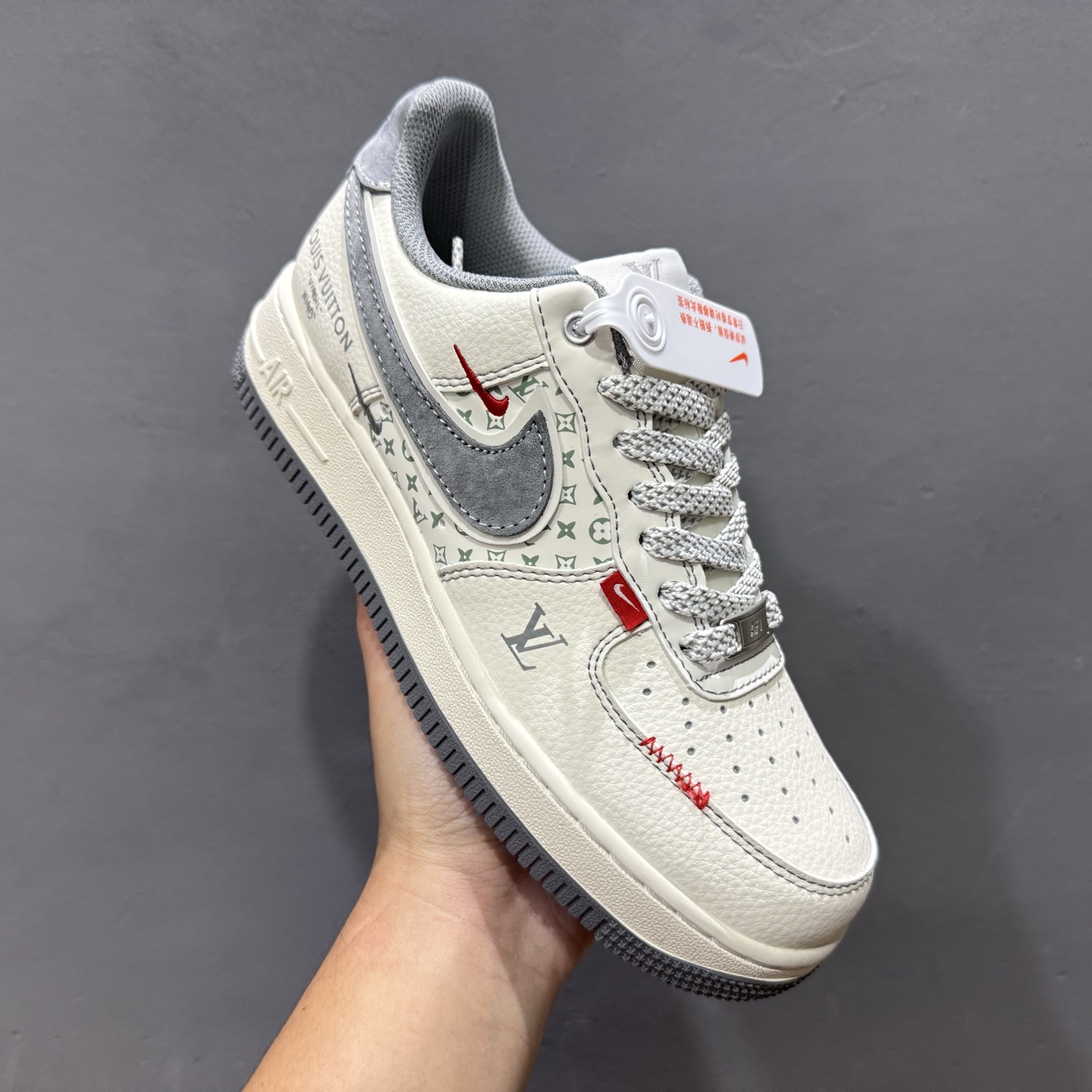 Nike Air Force 1'07 Low LV联名 米灰小双勾 空军一号低帮休闲板鞋 YX5066-350 Nike Air Force 1'07 Low LV联名 米灰小双勾 空军一号低帮休闲板鞋 YX5066-350