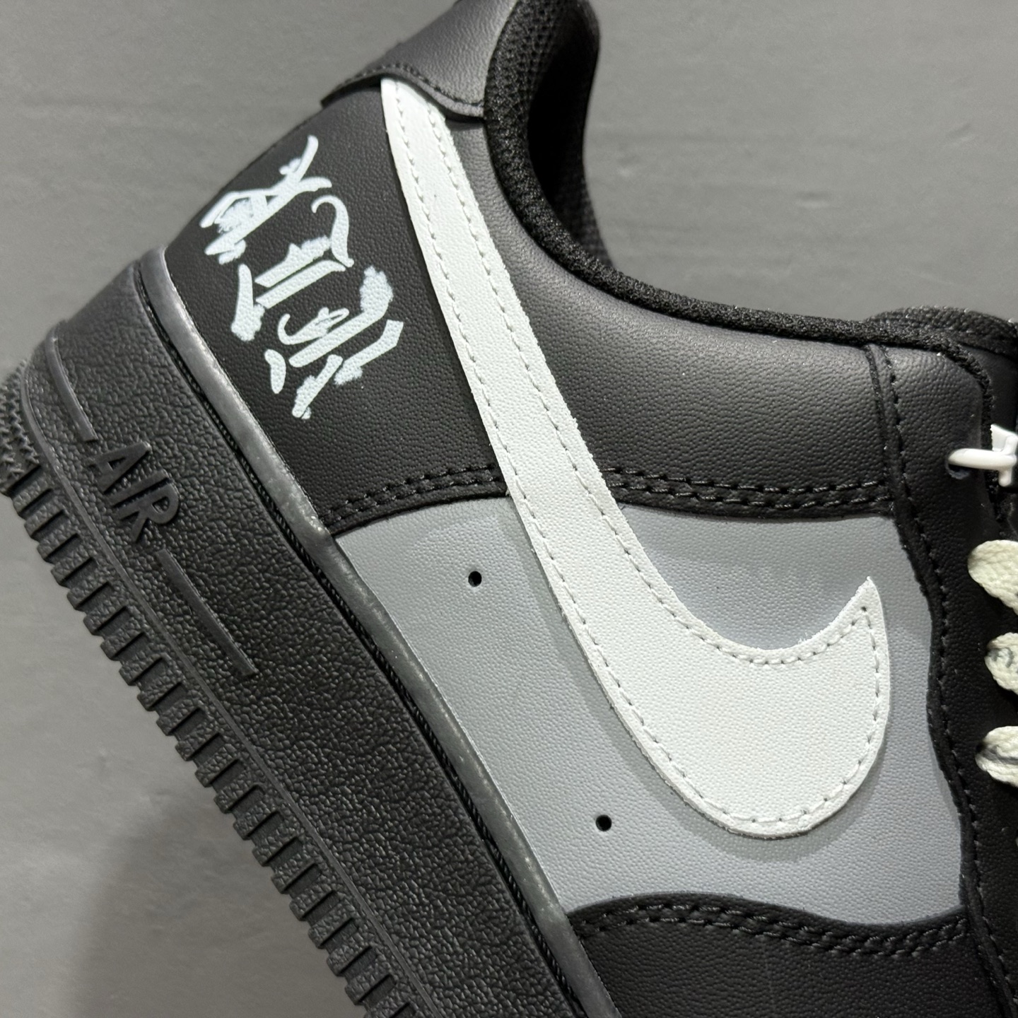 Nike Air Force 1'07 Low 黑银克特 空军一号低帮休闲板鞋 ZH0316-085