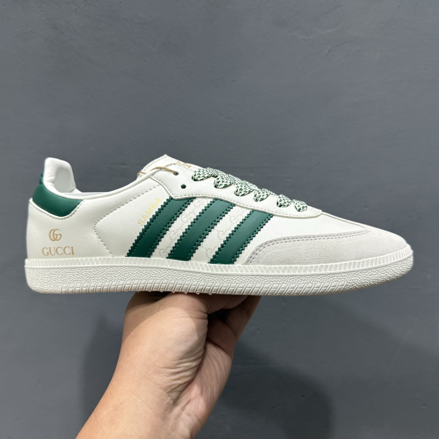 #纯原 CLOT x AD Originals Superstar #贝壳头古驰联名限定 贴合柔软皮料白绿配色 GJ75815 #纯原 CLOT x AD Originals Superstar #贝壳头古驰联名限定 贴合柔软皮料白绿配色 GJ75815