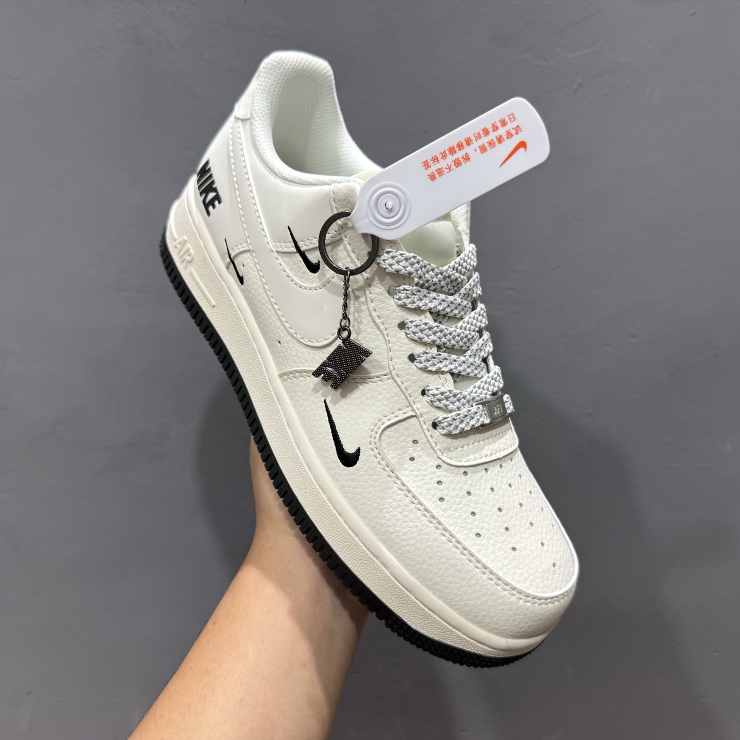 Nike Air Force 1'07 Low 耐克联名 黑小三勾 空军一号低帮休闲板鞋 XX3168-183