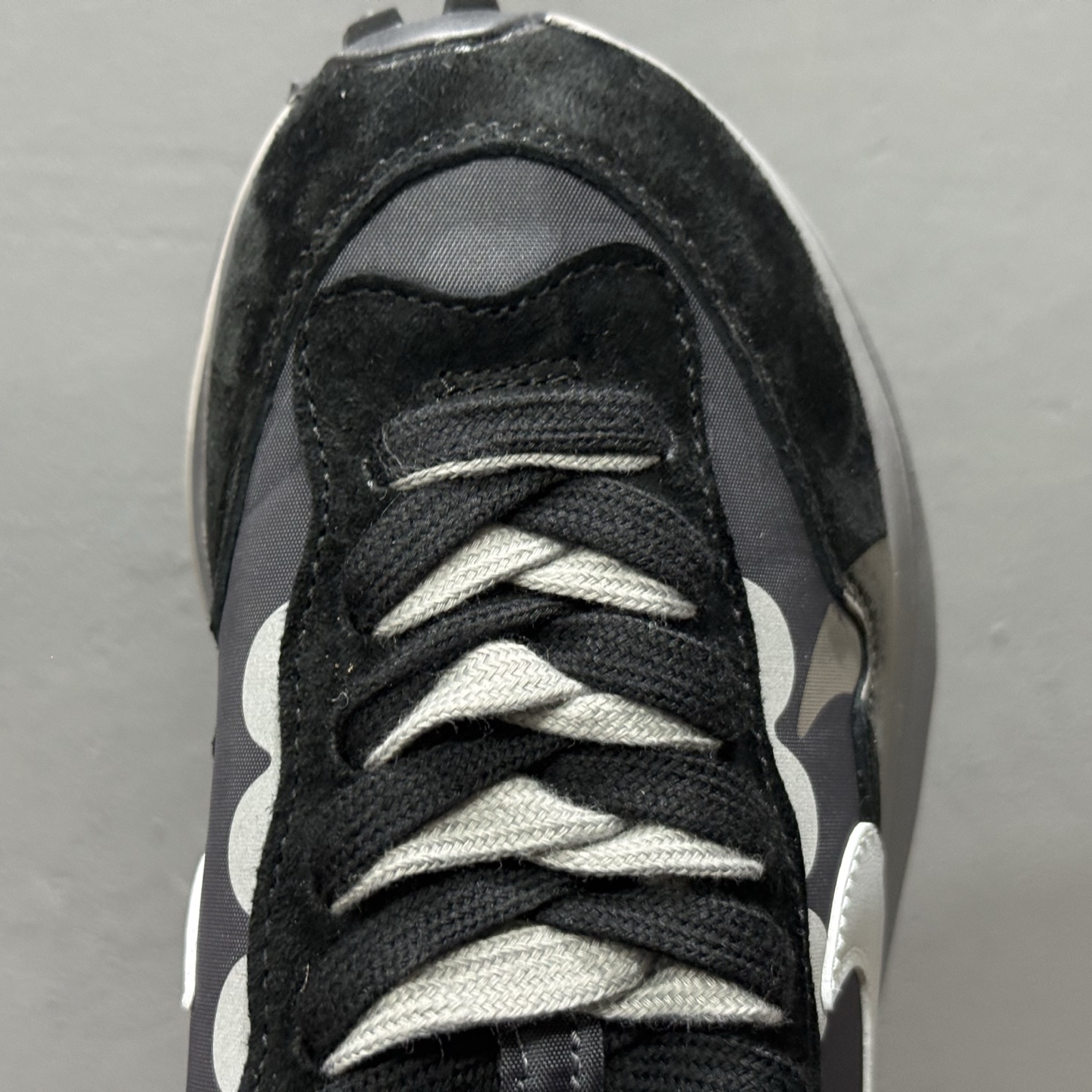 独家实拍Sacai x Nike VaporWaffle 3.0 华夫3.0走秀款休闲鞋 DD1875-300