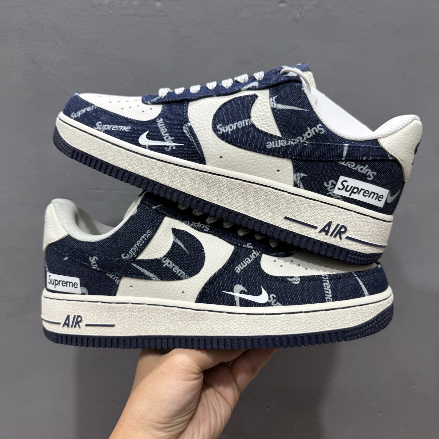 Nike Air Force 1'07 Low Sup联名 蓝牛仔小白勾 空军一号低帮休闲板鞋 LW9279-005 Nike Air Force 1'07 Low Sup联名 蓝牛仔小白勾 空军一号低帮休闲板鞋 LW9279-005