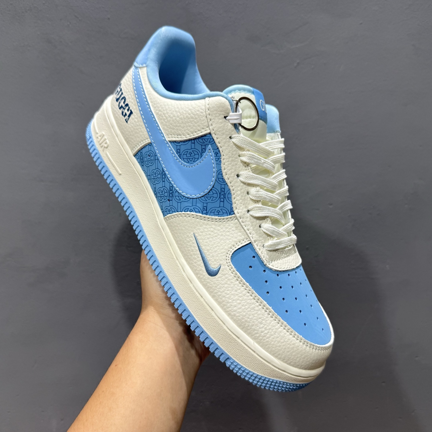 Nike Air Force 1'07 Low 古驰联名 冰山蓝 空军一号低帮休闲板鞋 DF0188-067 Nike Air Force 1'07 Low 古驰联名 冰山蓝 空军一号低帮休闲板鞋 DF0188-067