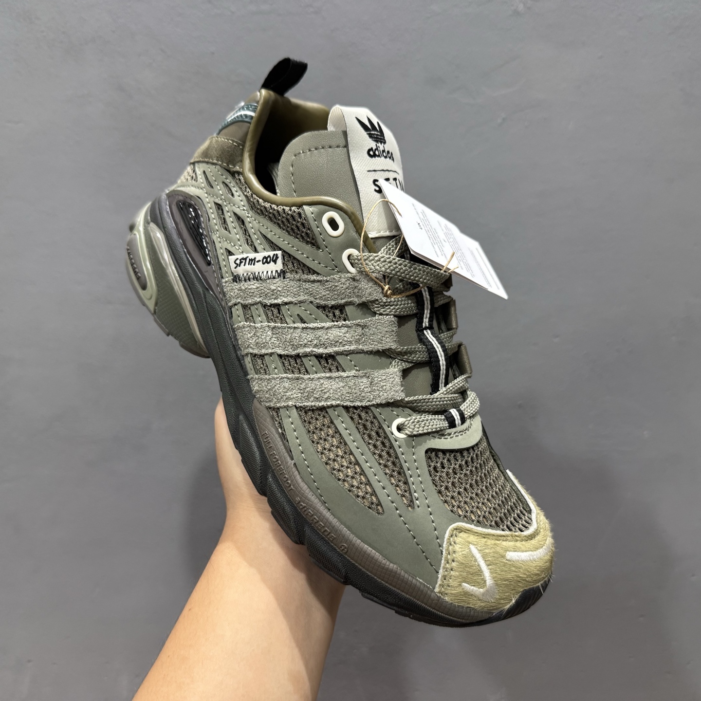 SFTM x AD Originals Adistar Cushion 复古前卫科技休闲运动老爹鞋  JR8045