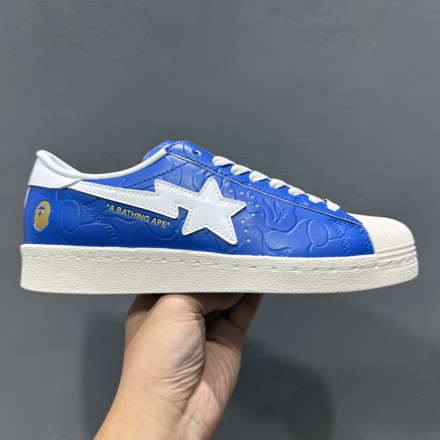 A BATHING APE x adidas originals SUPERSTAR 白色 adidas  JR2702