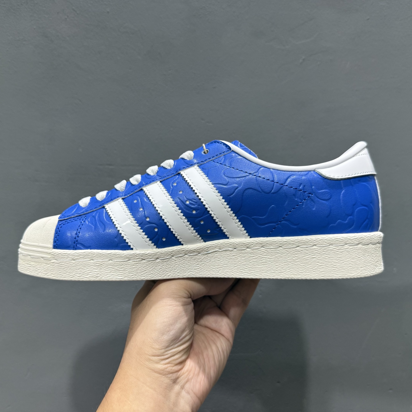 A BATHING APE x adidas originals SUPERSTAR 白色 adidas  JR2702