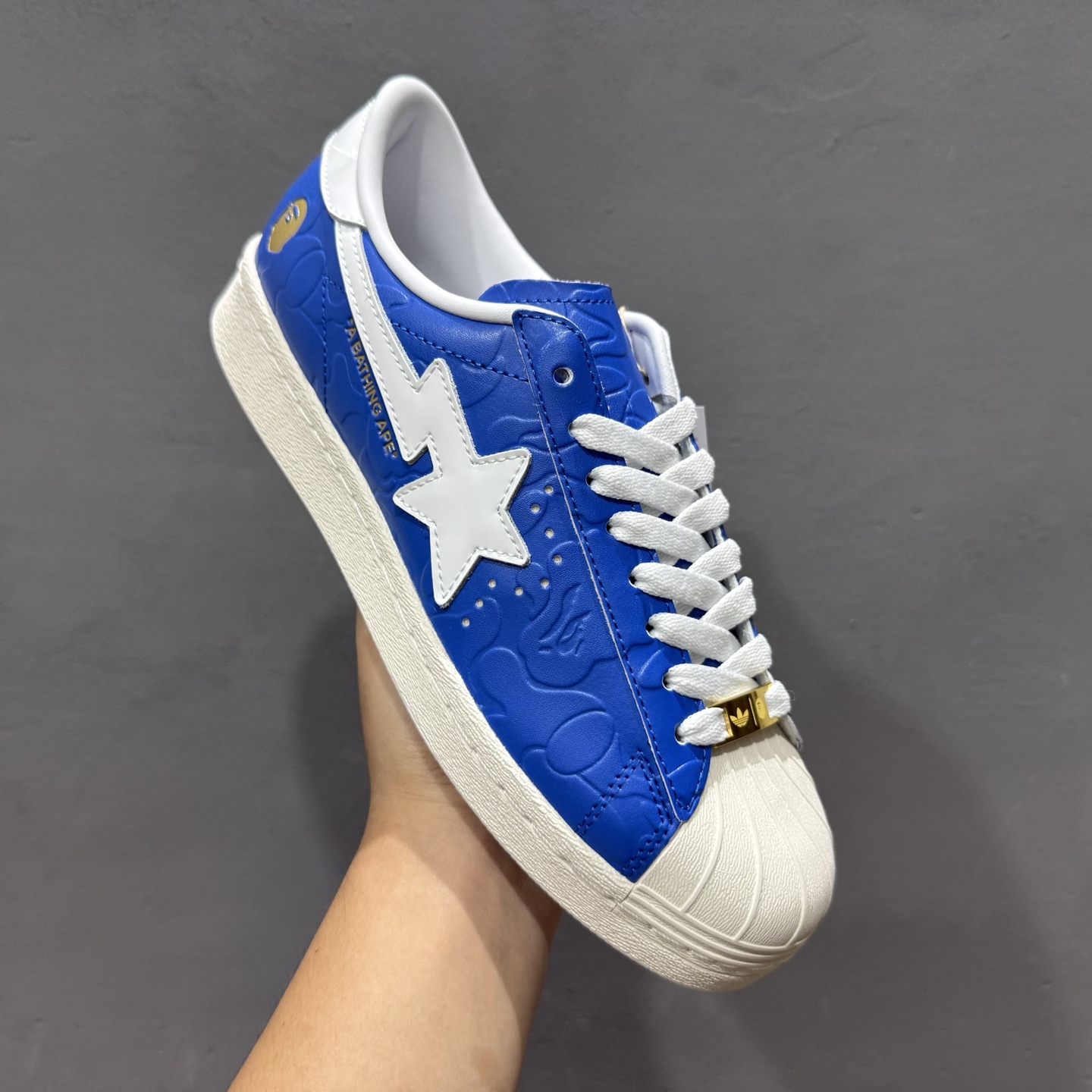 A BATHING APE x adidas originals SUPERSTAR 白色 adidas  JR2702