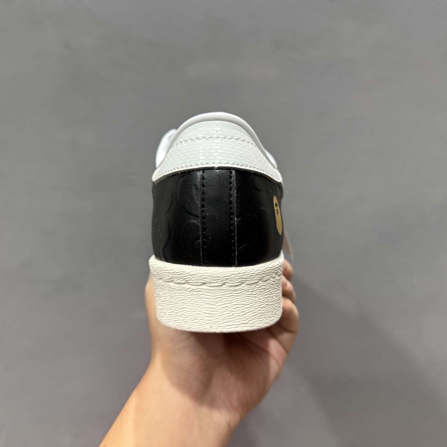 atmos x BAPE x adidas originals SUPERSTAR 白黑色 JQ3666