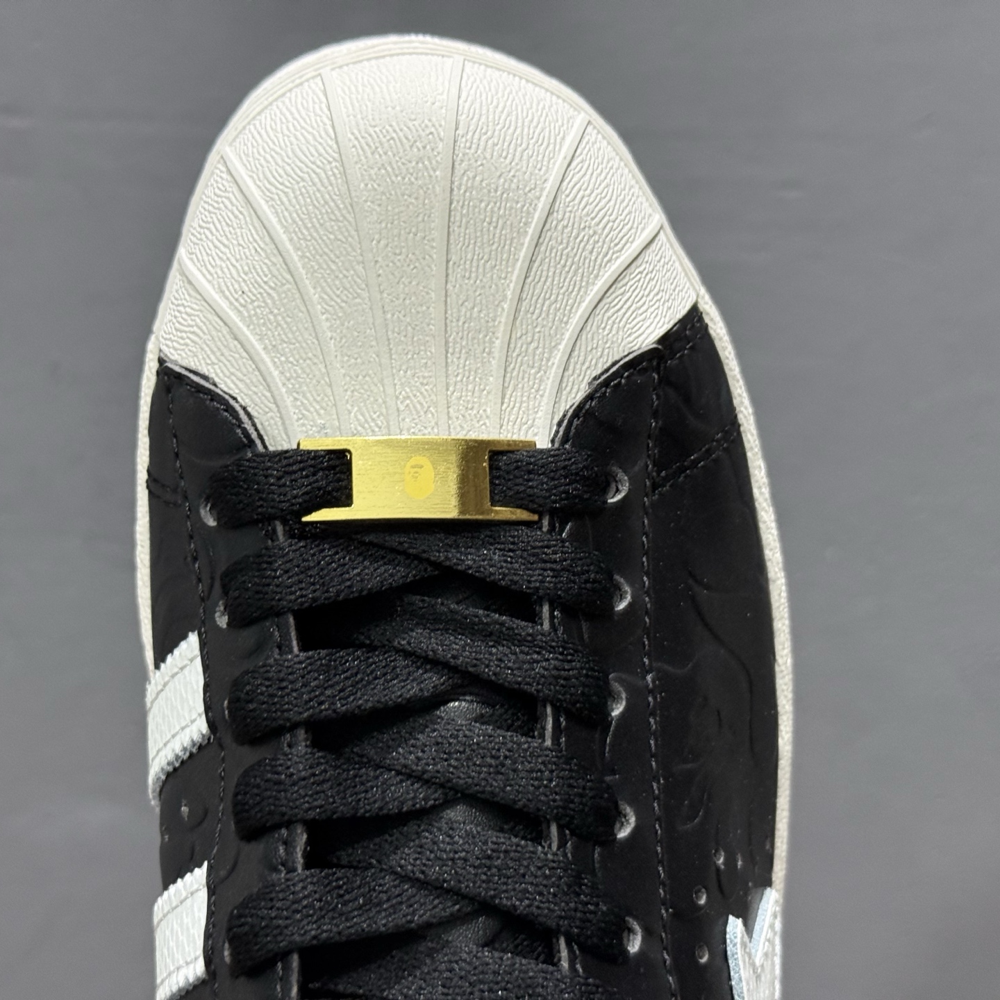 atmos x BAPE x adidas originals SUPERSTAR 白黑色 JQ3666