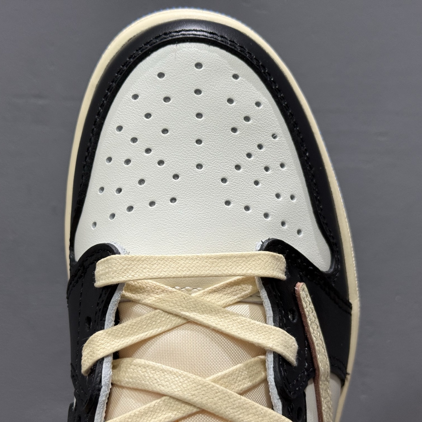 Travis Scott x Fragment Design x Air Jordan 1 Low 乔1AJ1 TS藤原浩闪电三方联名倒钩低帮文化篮球鞋 DM7866-140