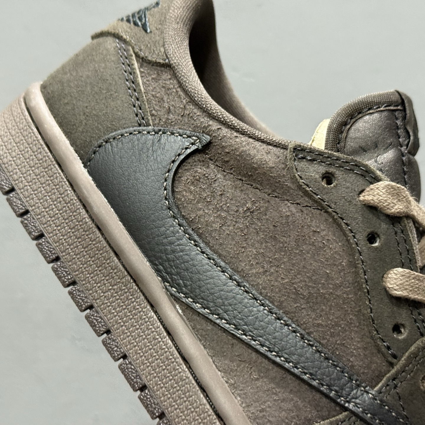 Travis Scott x Fragment Design x Air Jordan 1 Low 乔1AJ1 TS藤原浩闪电三方联名倒钩低帮文化篮球鞋 DM7866-202