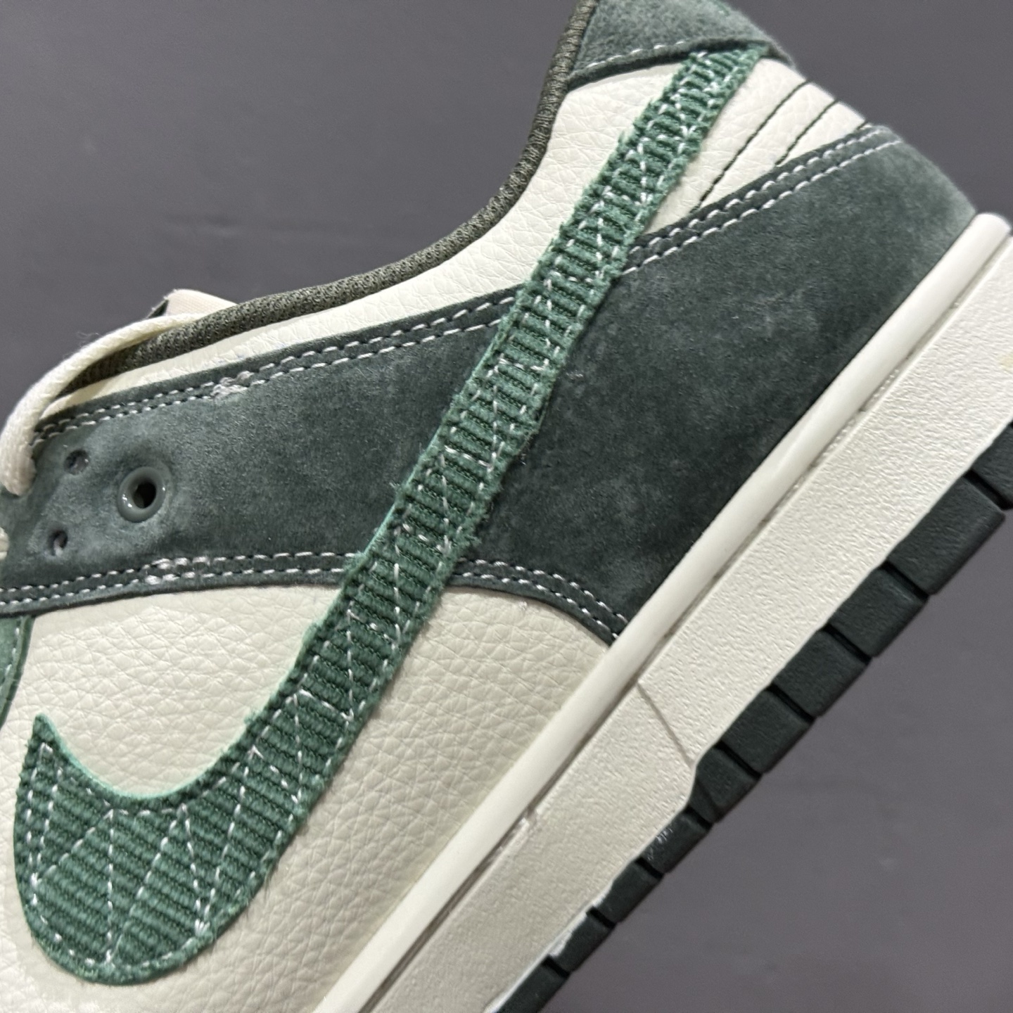 XC版Nike SB Dunk Low x Supreme x UNDEFEATED 白绿翻毛  DJ2024-042