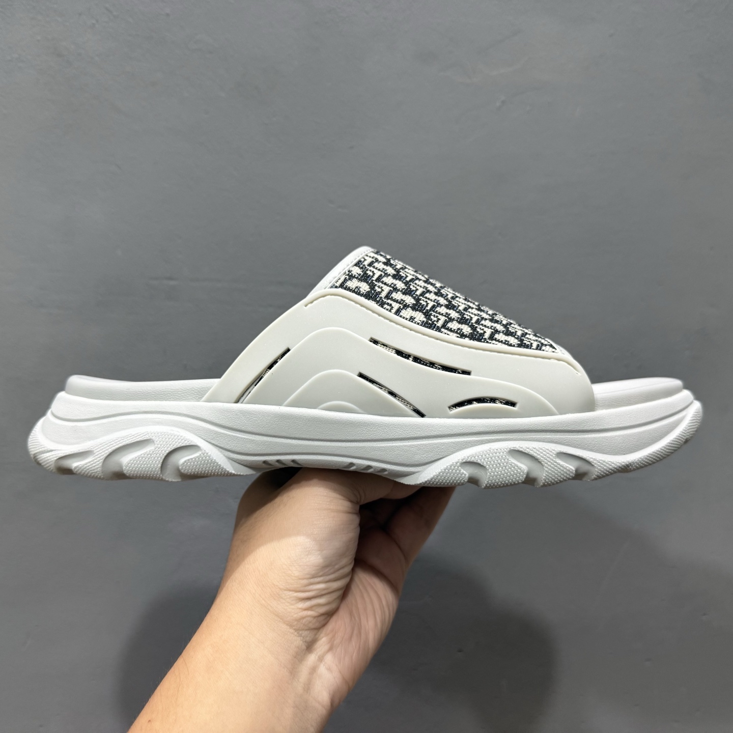 广东纯原版本Dior迪奥最新款H-Town系列Oblique厚底拖鞋凉鞋