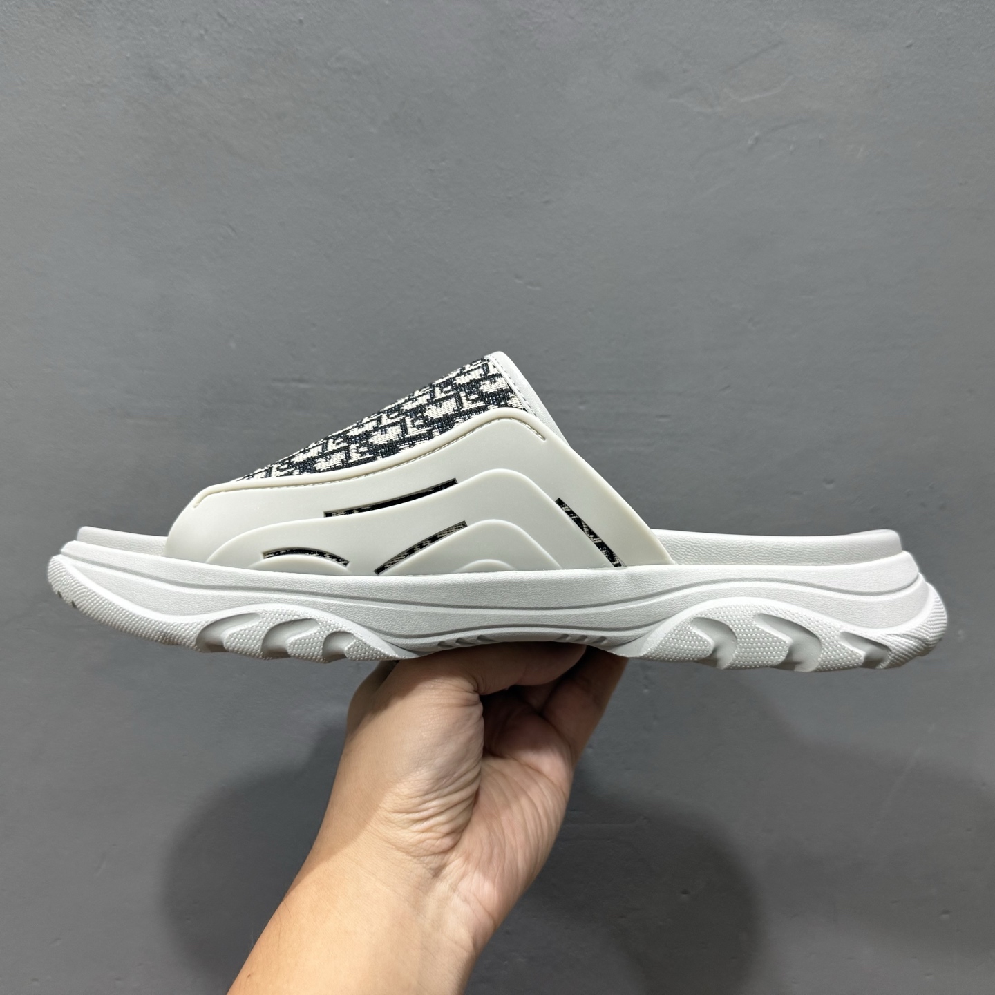 广东纯原版本Dior迪奥最新款H-Town系列Oblique厚底拖鞋凉鞋