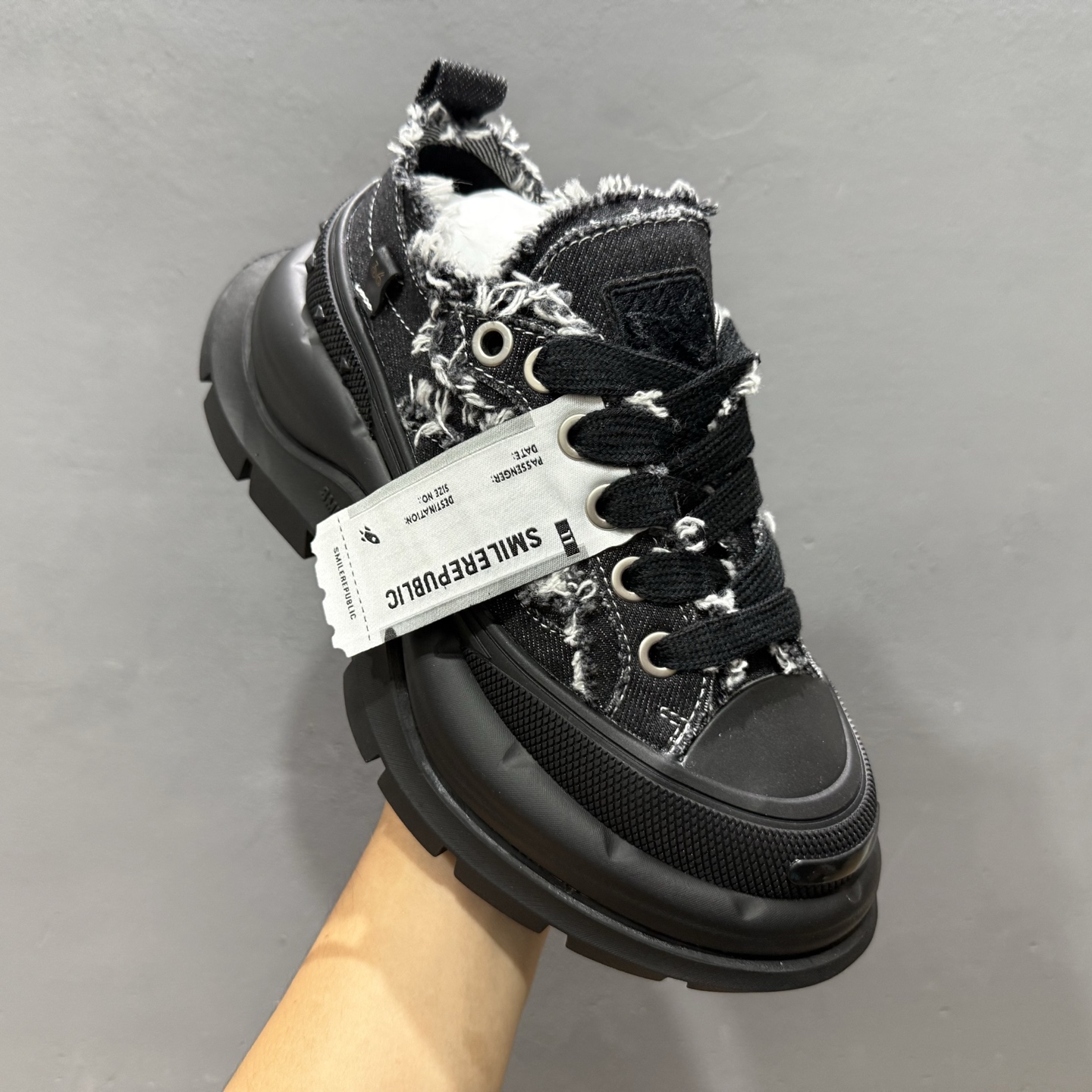 SMILEREPUBLIC 檀健次 老爹鞋2.0系列重磅来袭 水洗布 T